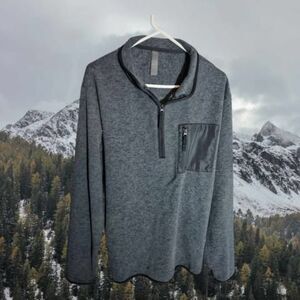 DIP 1/4 Pullover Dark‎ Gray Size  L
